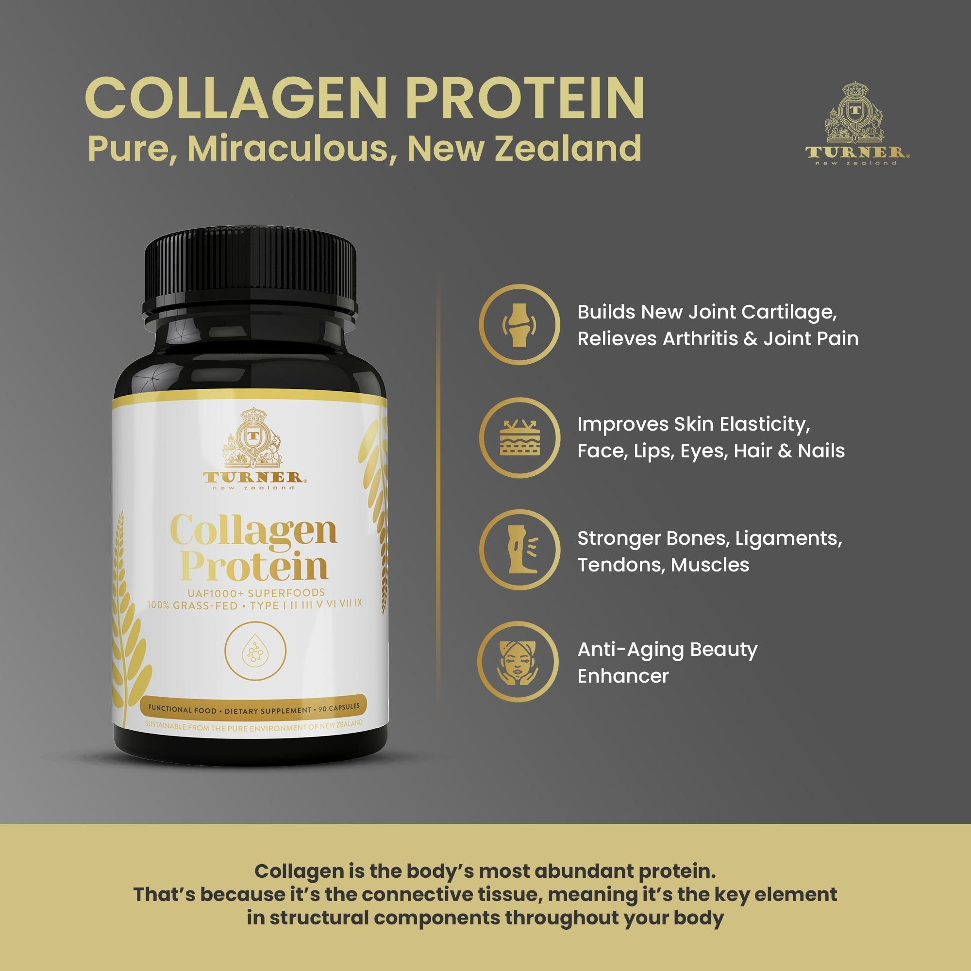 Collagen Protein, TURNER New Zealand, 