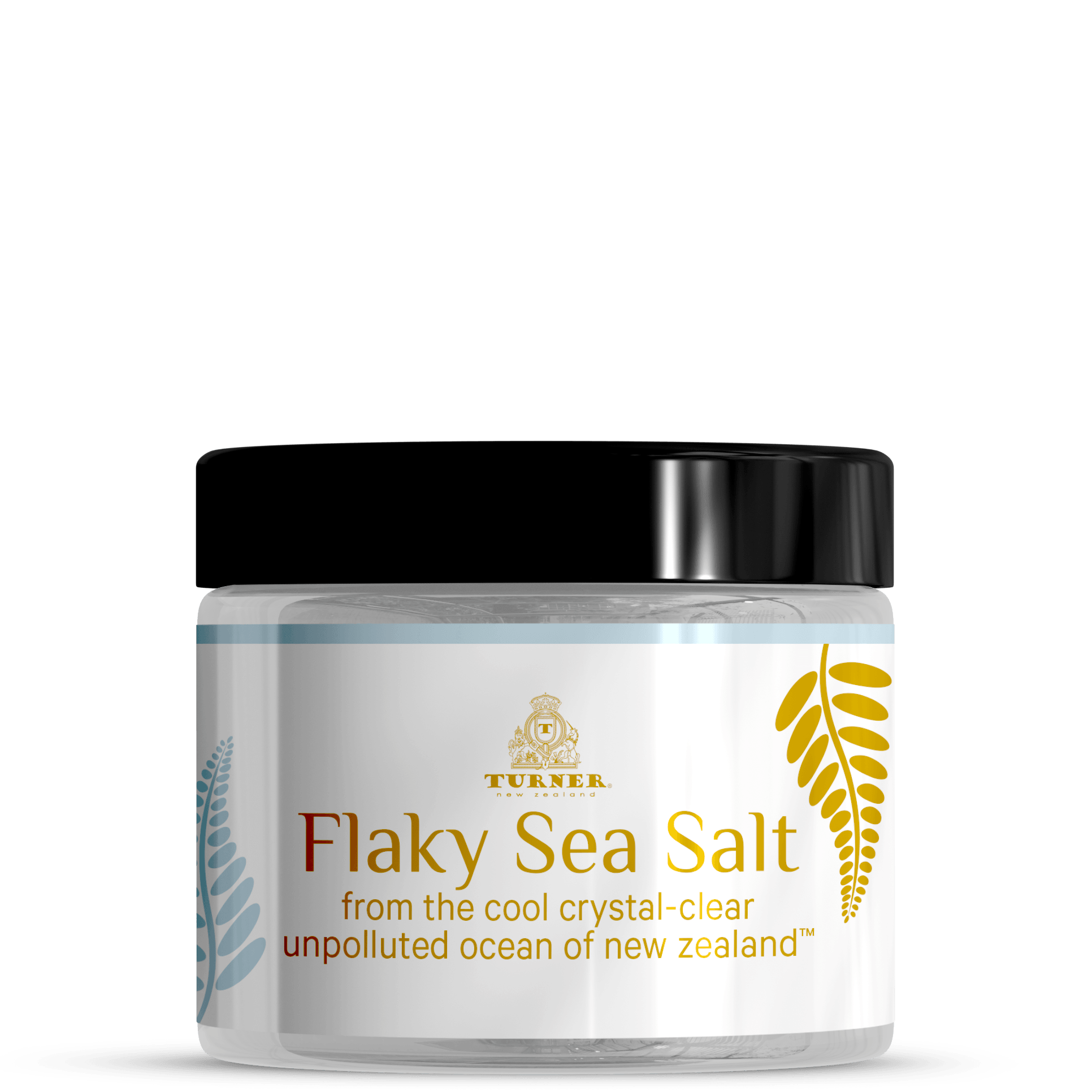 Mineral-Rich Flaky Sea Salt Jar, TURNER New Zealand, 