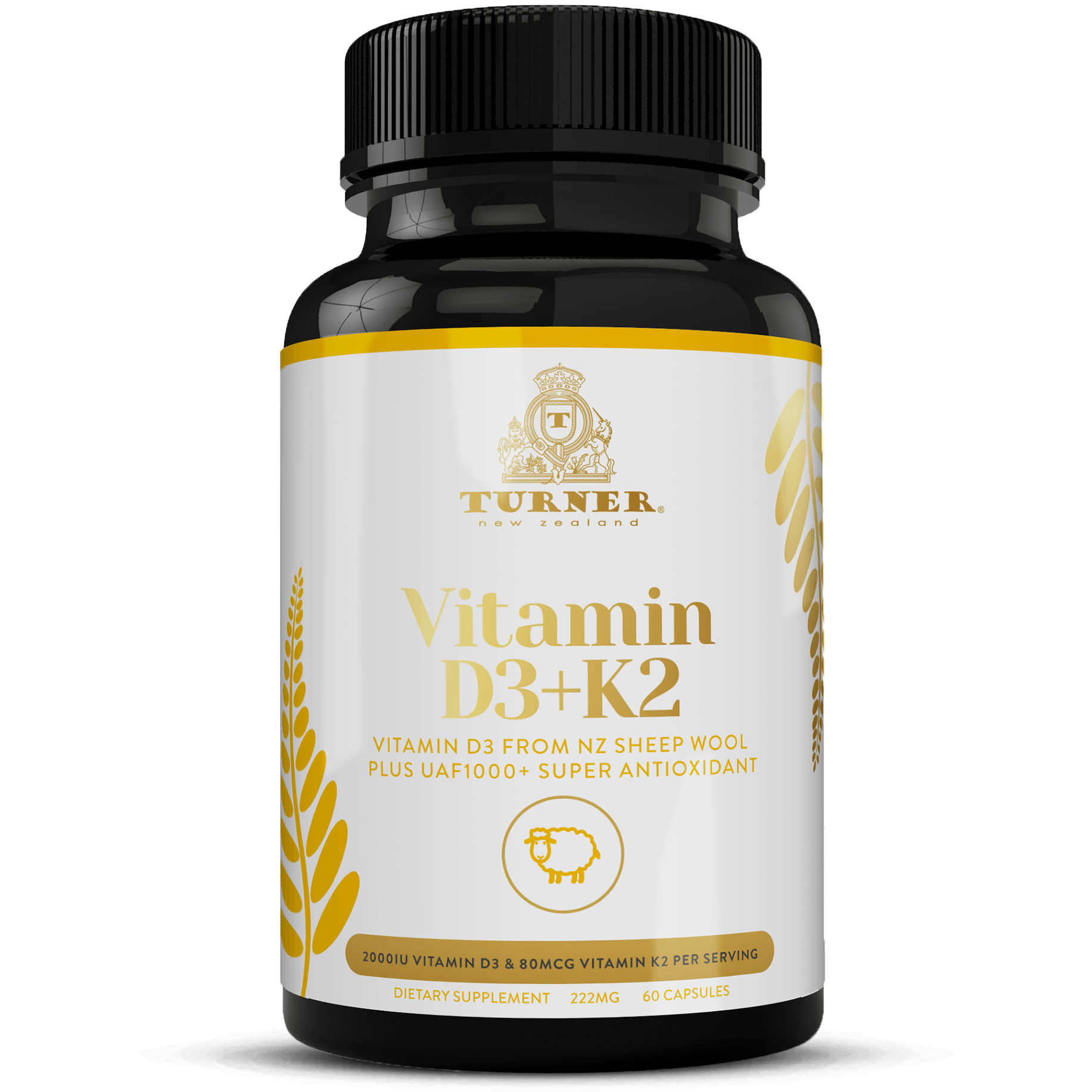 Vitamin D3+K2, TURNER New Zealand, 